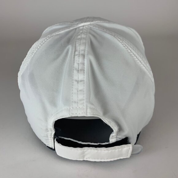 Nike Dri Fit Y2K Mens White Athletic Strapback Hat - Picture 3 of 5